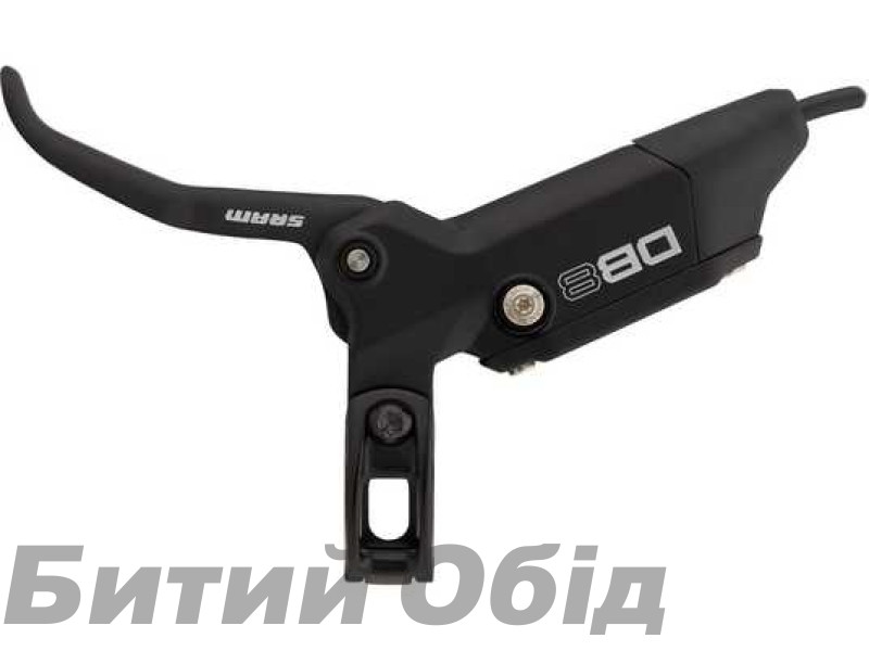 Рычаг ручки SRAM DISC BRAKE LEVER ASSEMBLY - ALUMINUM LEVER (ASSEMBLED, NO HOSE) DIFFUSION BLACK ANO - MINERAL FLUID BRAKE - DB8 (A1)